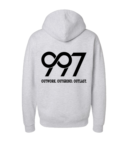 997 “Outwork. Outgrind. Outlast.” Motivational Hoodie