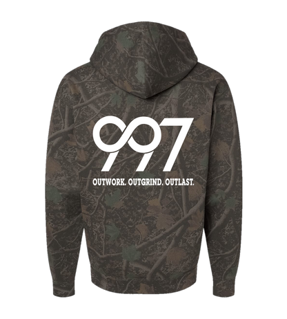 997 “Outwork. Outgrind. Outlast.” Motivational Hoodie
