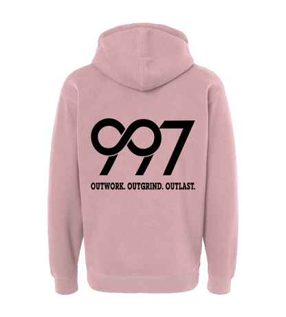 997 “Outwork. Outgrind. Outlast.” Motivational Hoodie