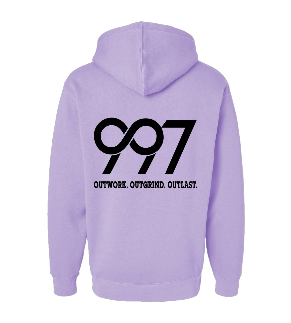 997 “Outwork. Outgrind. Outlast.” Motivational Hoodie