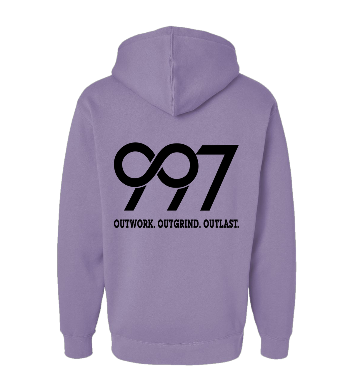 997 “Outwork. Outgrind. Outlast.” Motivational Hoodie