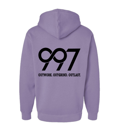 997 “Outwork. Outgrind. Outlast.” Motivational Hoodie