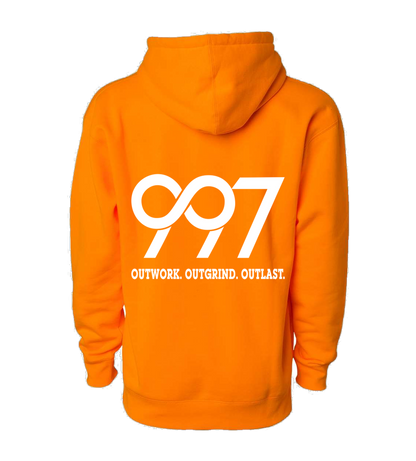 997 “Outwork. Outgrind. Outlast.” Motivational Hoodie