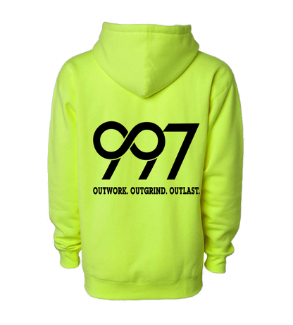997 “Outwork. Outgrind. Outlast.” Motivational Hoodie
