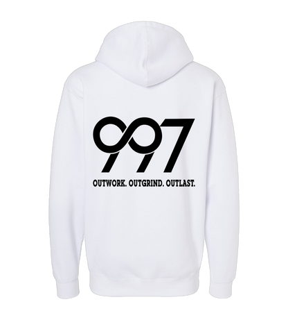 997 “Outwork. Outgrind. Outlast.” Motivational Hoodie