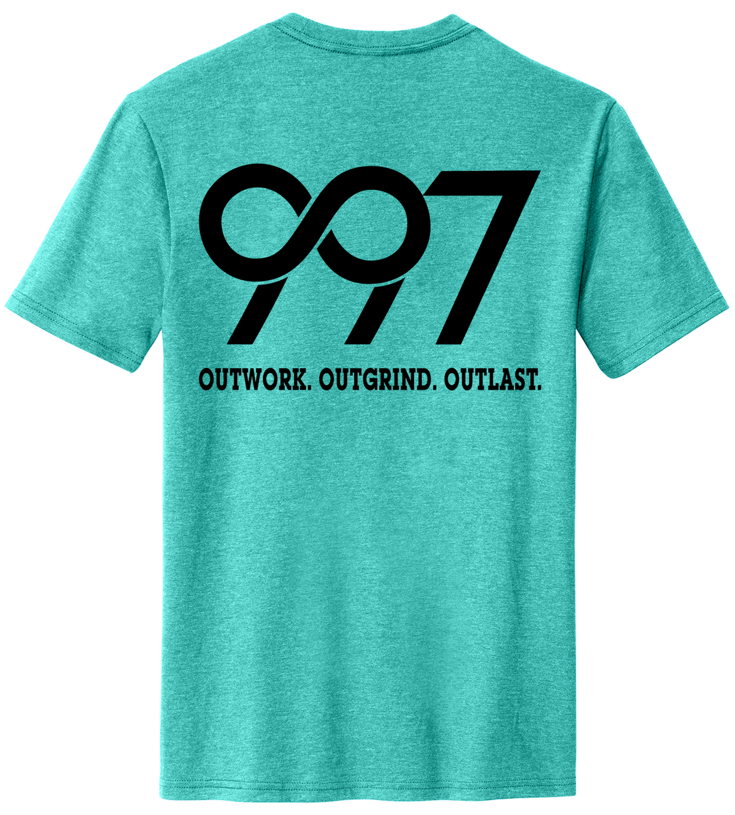 997 “Outwork. Outgrind. Outlast.” Motivational Tee