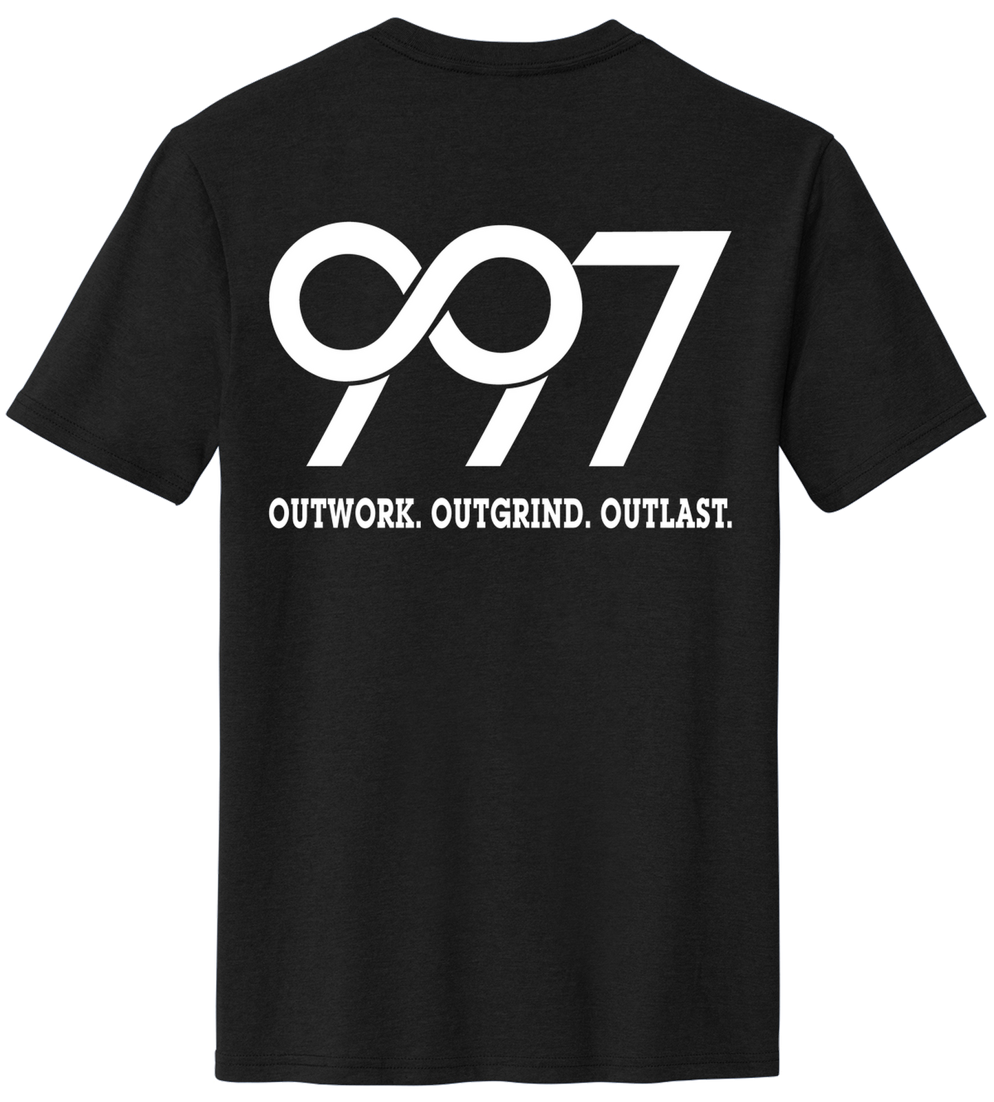 997 “Outwork. Outgrind. Outlast.” Motivational Tee