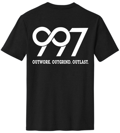 997 “Outwork. Outgrind. Outlast.” Motivational Tee