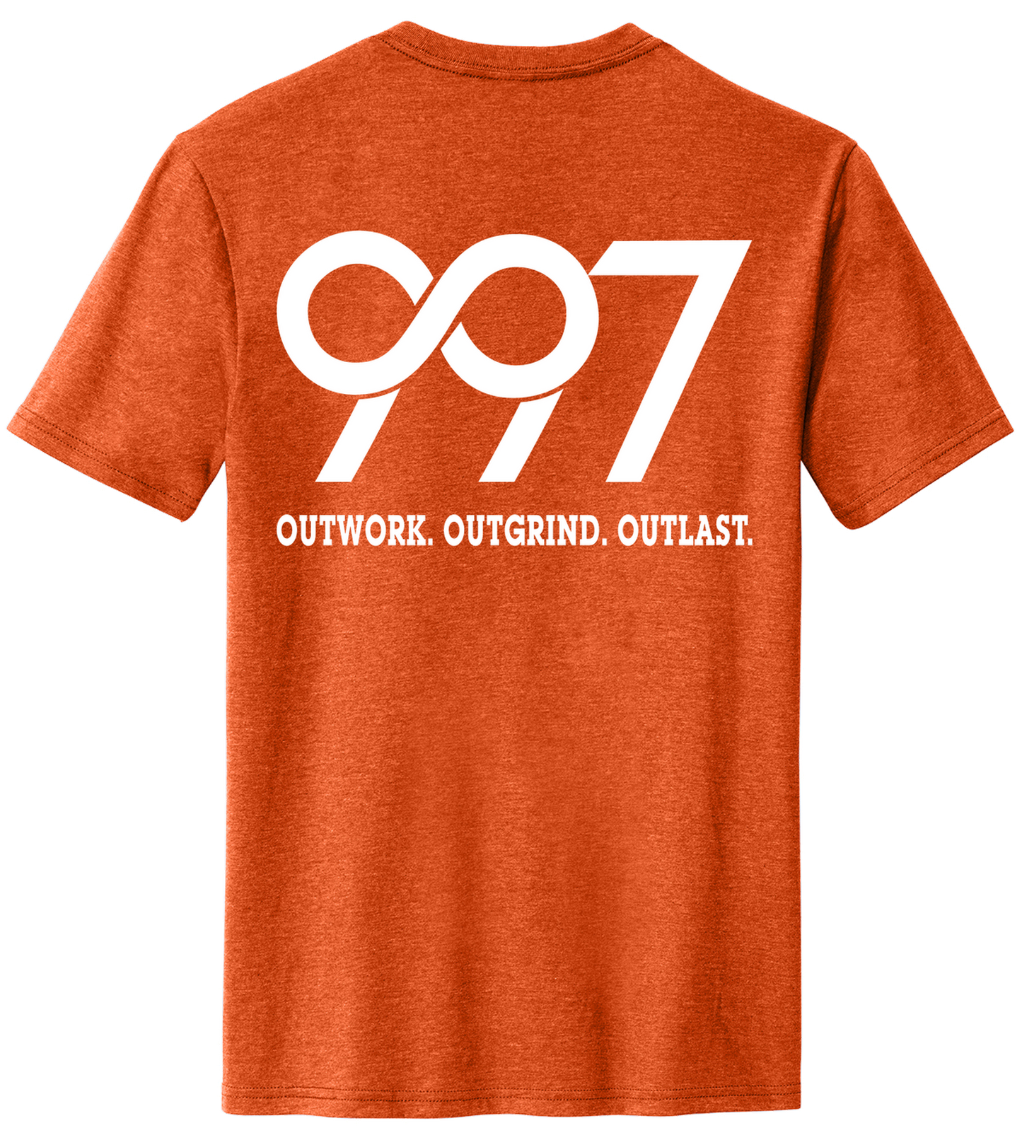 997 “Outwork. Outgrind. Outlast.” Motivational Tee