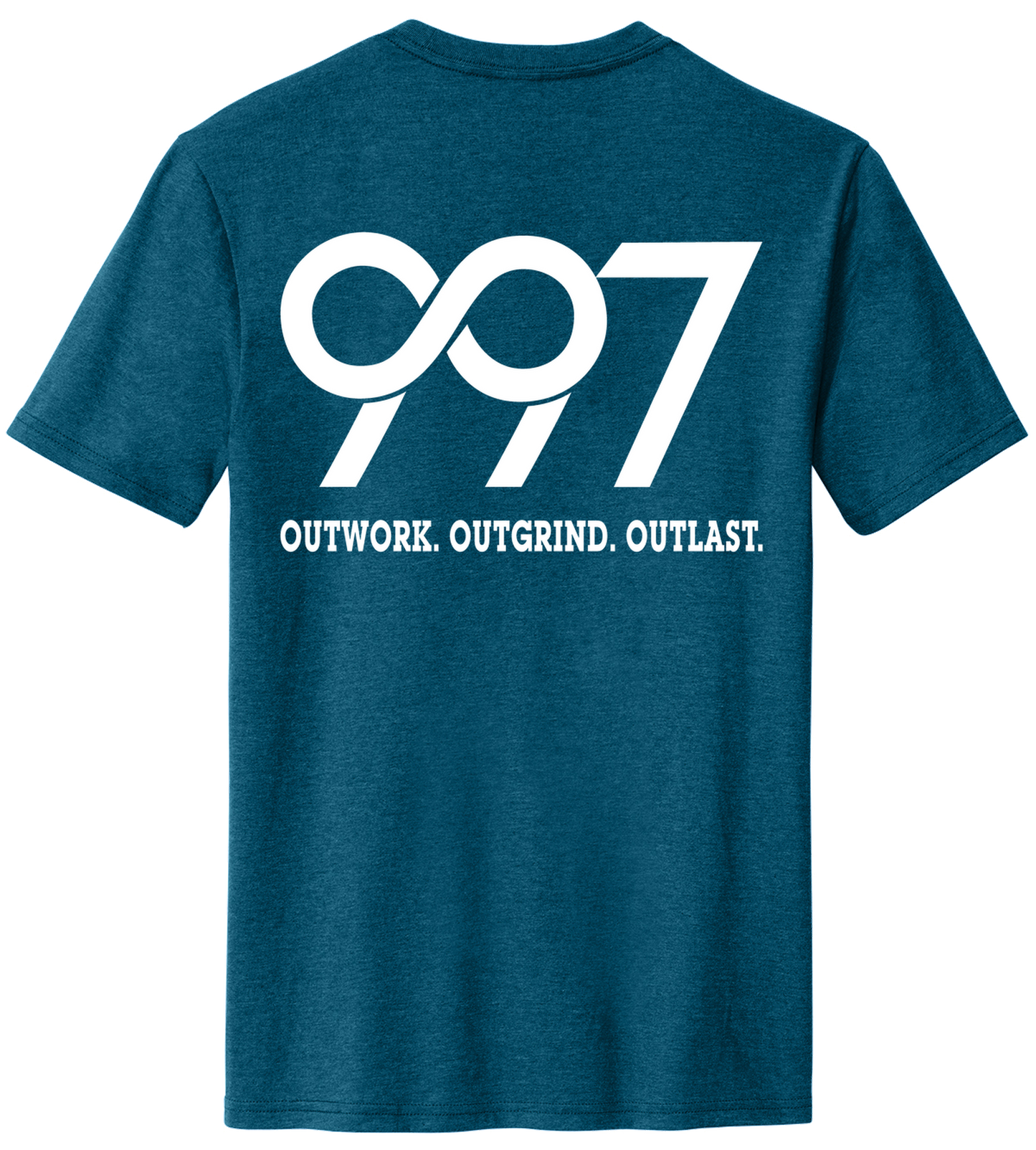 997 “Outwork. Outgrind. Outlast.” Motivational Tee