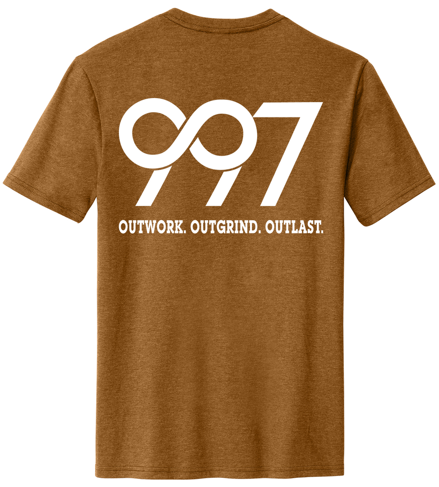 997 “Outwork. Outgrind. Outlast.” Motivational Tee