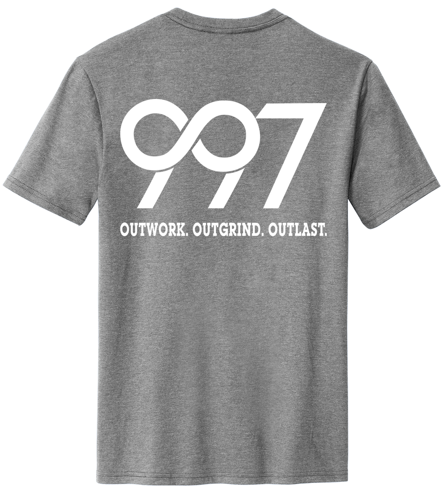 997 “Outwork. Outgrind. Outlast.” Motivational Tee
