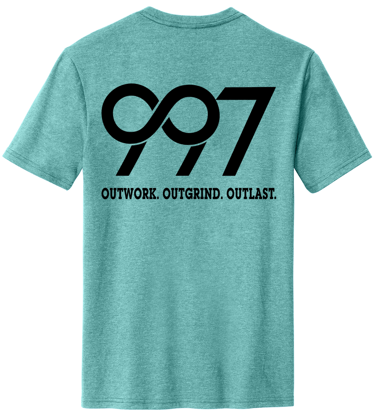 997 “Outwork. Outgrind. Outlast.” Motivational Tee