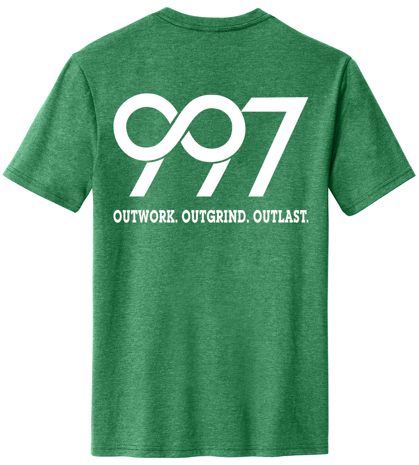 997 “Outwork. Outgrind. Outlast.” Motivational Tee