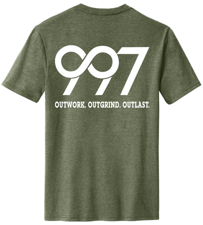997 “Outwork. Outgrind. Outlast.” Motivational Tee