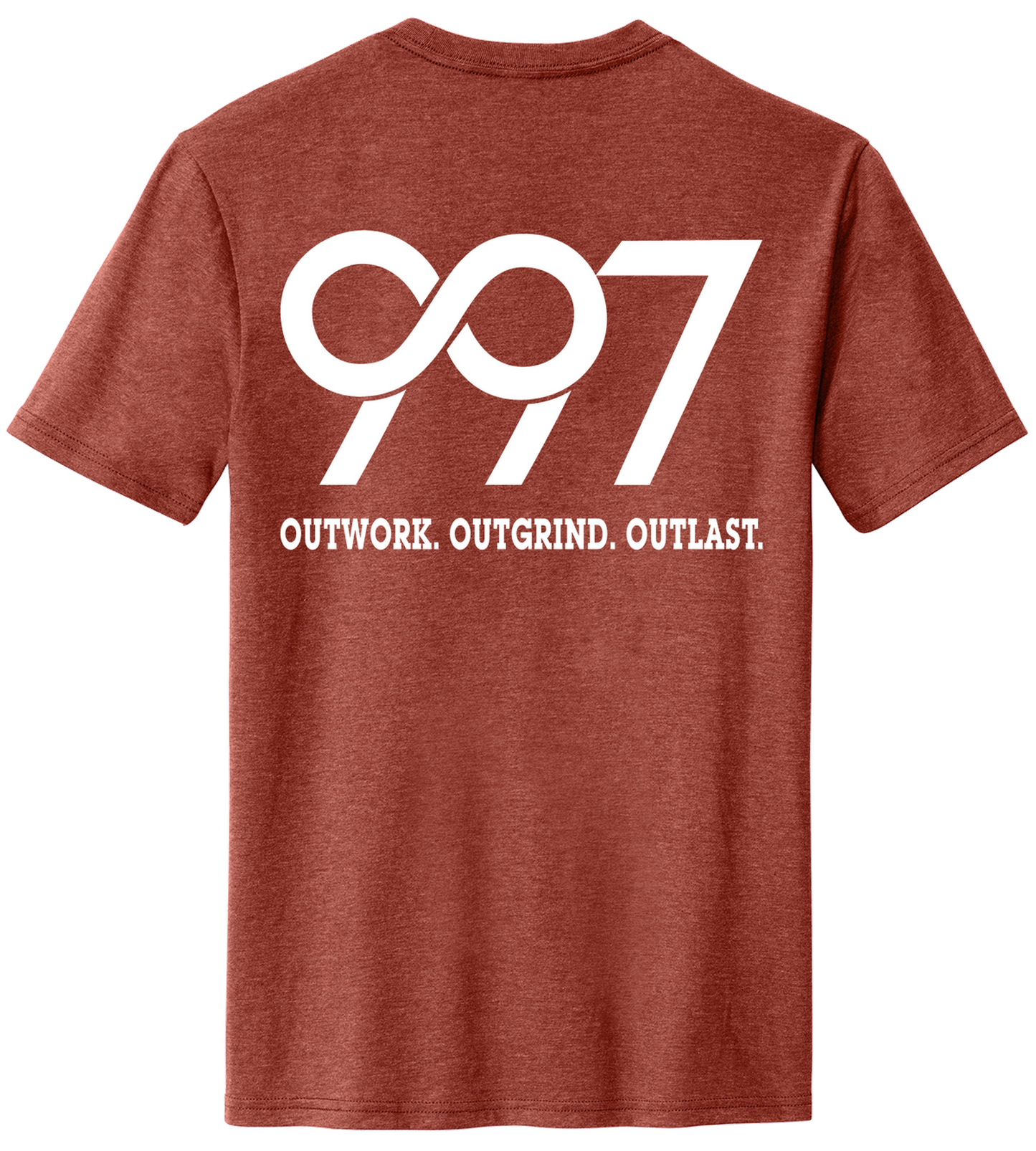 997 “Outwork. Outgrind. Outlast.” Motivational Tee