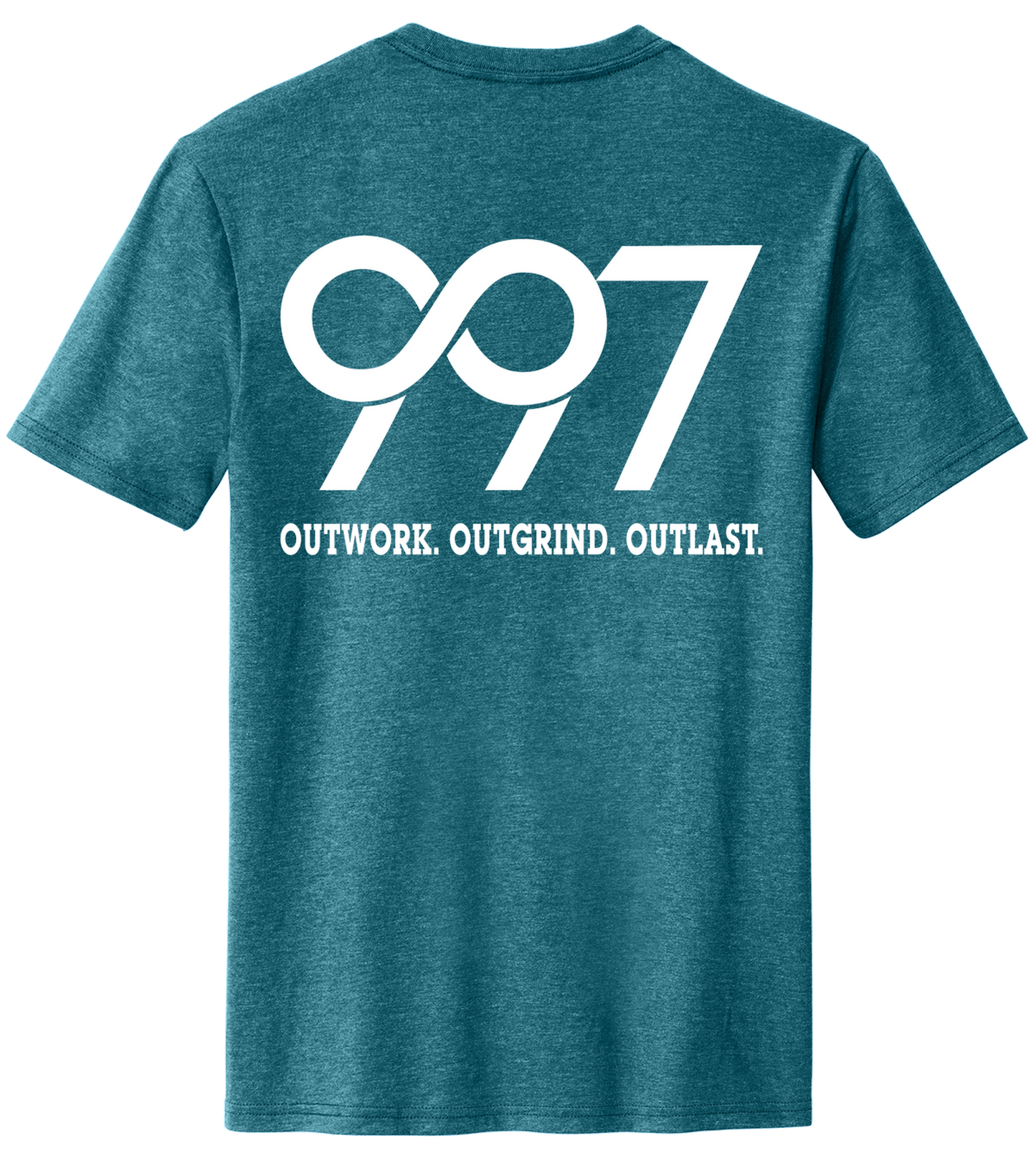 997 “Outwork. Outgrind. Outlast.” Motivational Tee