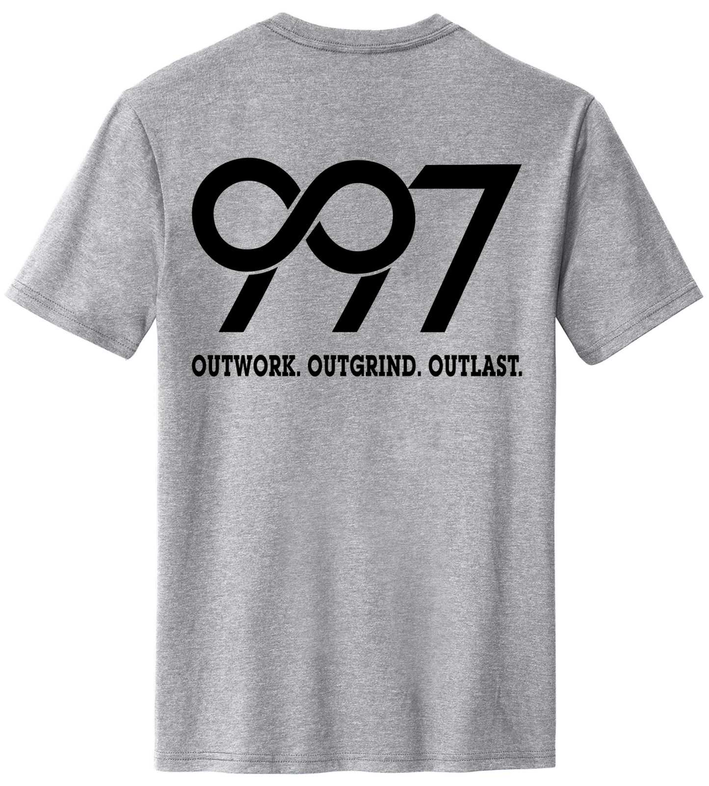 997 “Outwork. Outgrind. Outlast.” Motivational Tee