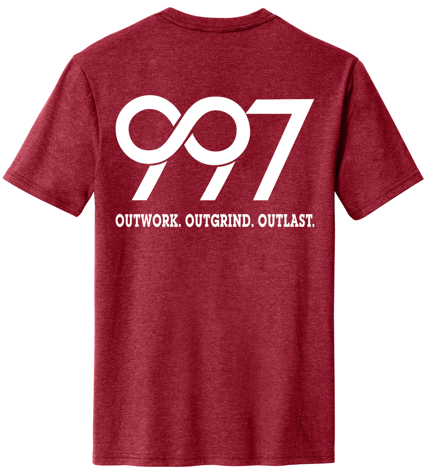 997 “Outwork. Outgrind. Outlast.” Motivational Tee