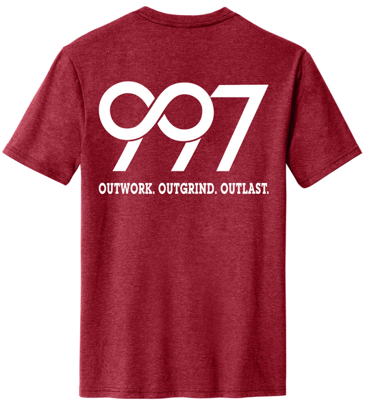 997 “Outwork. Outgrind. Outlast.” Motivational Tee