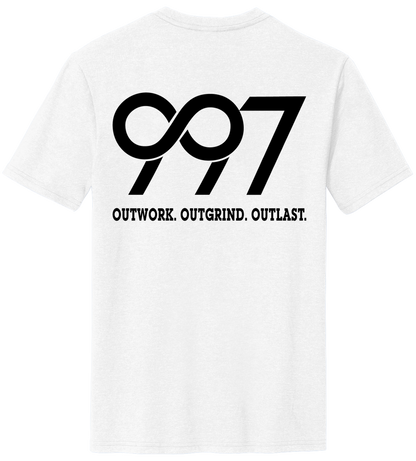 997 “Outwork. Outgrind. Outlast.” Motivational Tee